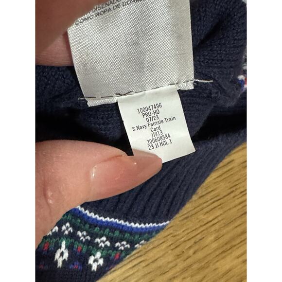 Janie And Jack The Holiday Train‎ Cardigan Sweater Toddler Boy’s Size 5 - Picture 10 of 11